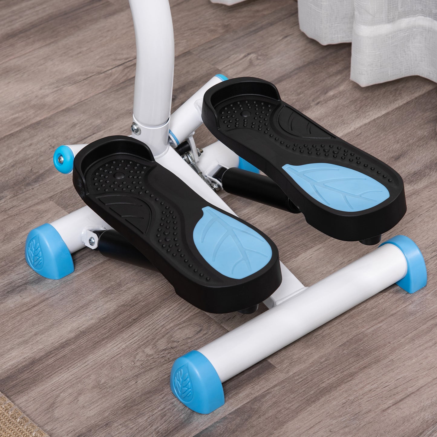 HOMCOM Twister Stepper, Step Machine with Adjustable Resistance, LCD Screen