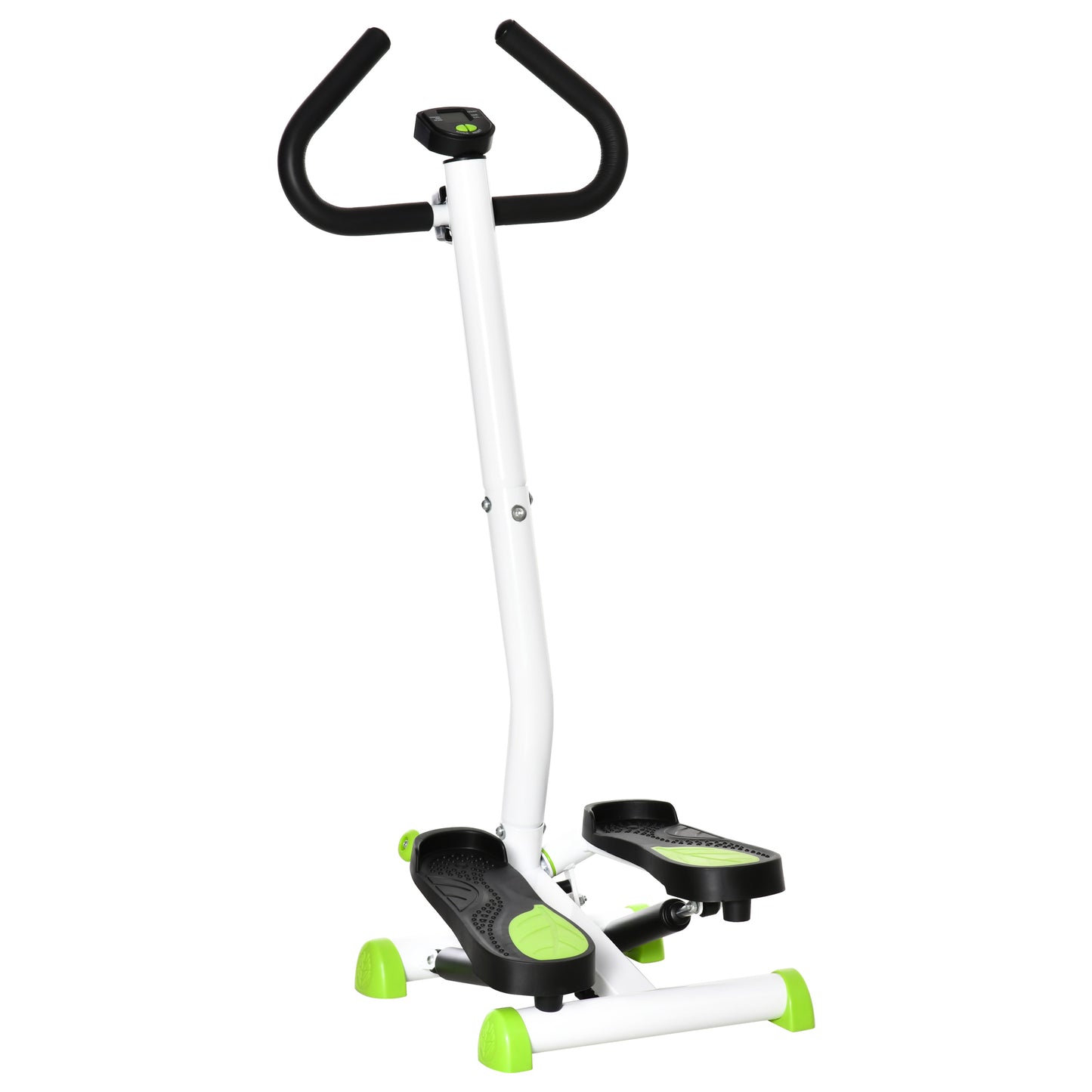 HOMCOM Twister Stepper, Step Machine with Adjustable Resistance, LCD Screen