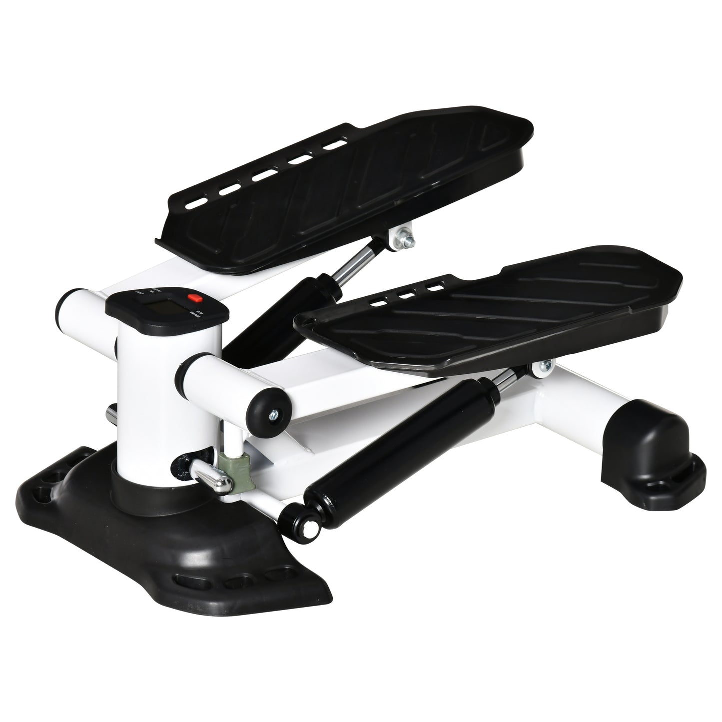 HOMCOM Portable Mini Stepper with LCD Display for Home Gym Office Exercise Workout