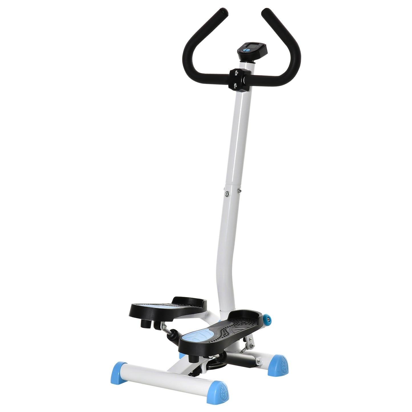 HOMCOM Twister Stepper, Step Machine with Adjustable Resistance, LCD Screen