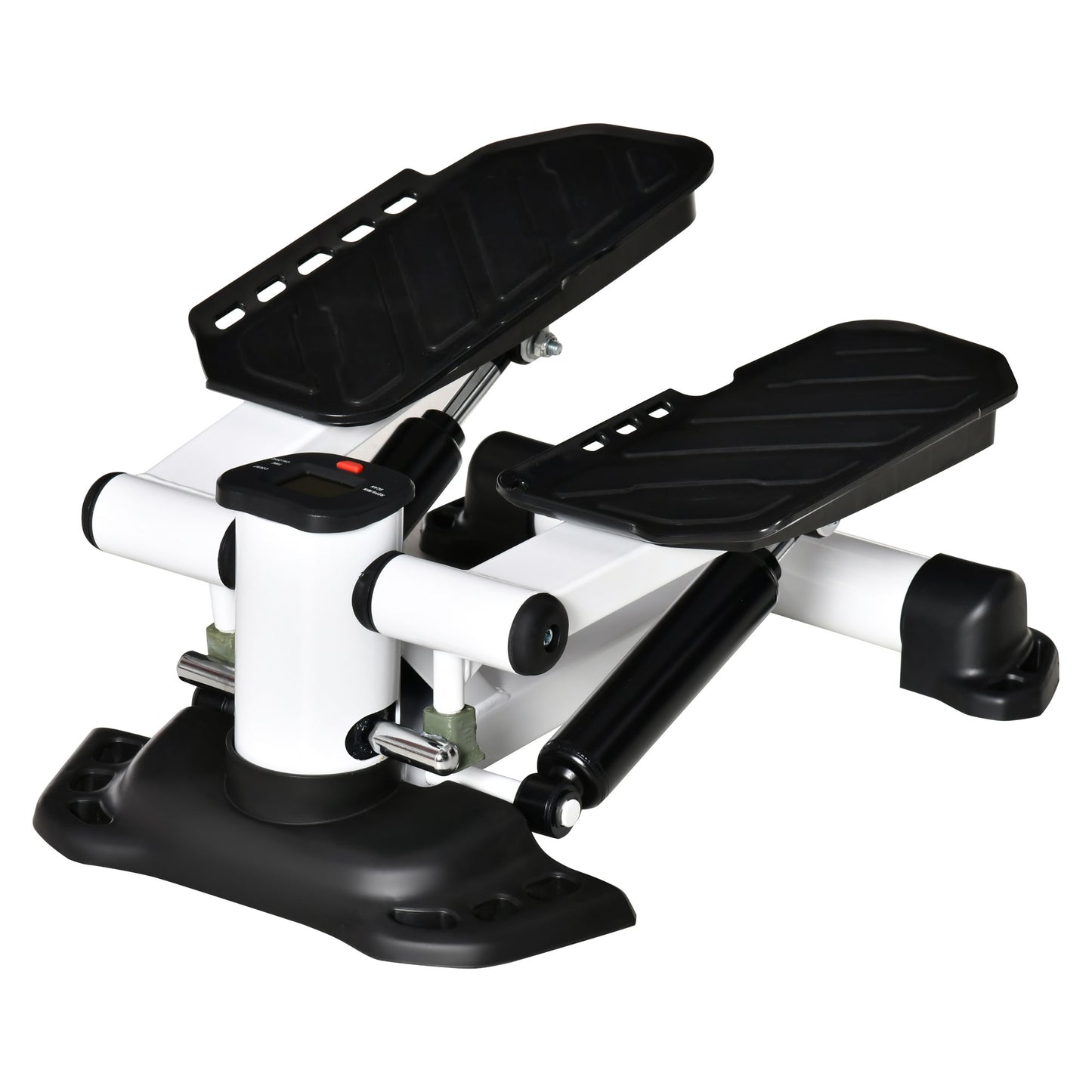 HOMCOM Portable Mini Stepper with LCD Display for Home Gym Office Exercise Workout