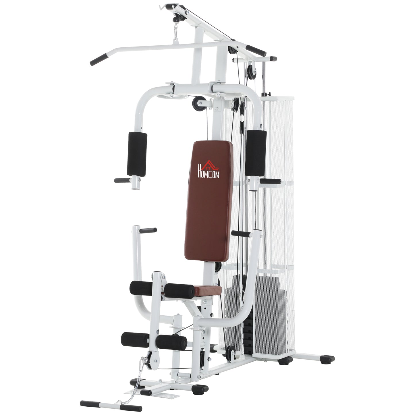 HOMCOM Multifunction Home Gym Weight Training Workout Station Fitness Strength Machine