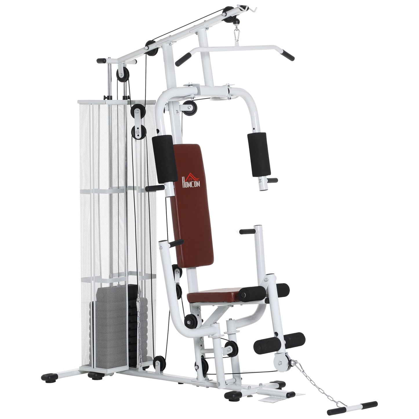 HOMCOM Multifunction Home Gym Weight Training Workout Station Fitness Strength Machine