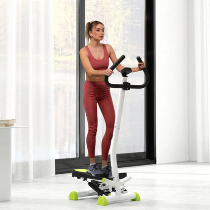 HOMCOM Twister Stepper, Step Machine with Adjustable Resistance, LCD Screen